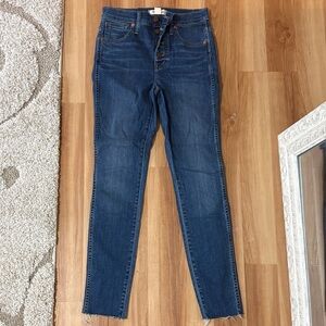 Madewell High Rise Blue Skinny Jeans, Size 25, NWT